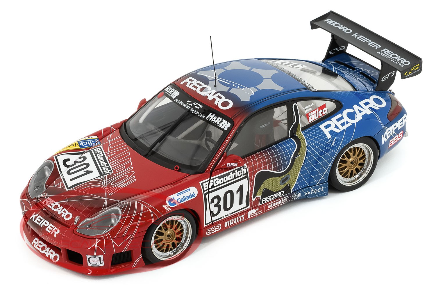AUTOart 1:18 Porsche 996 GT3 RS Recaro – Upscale Diecast