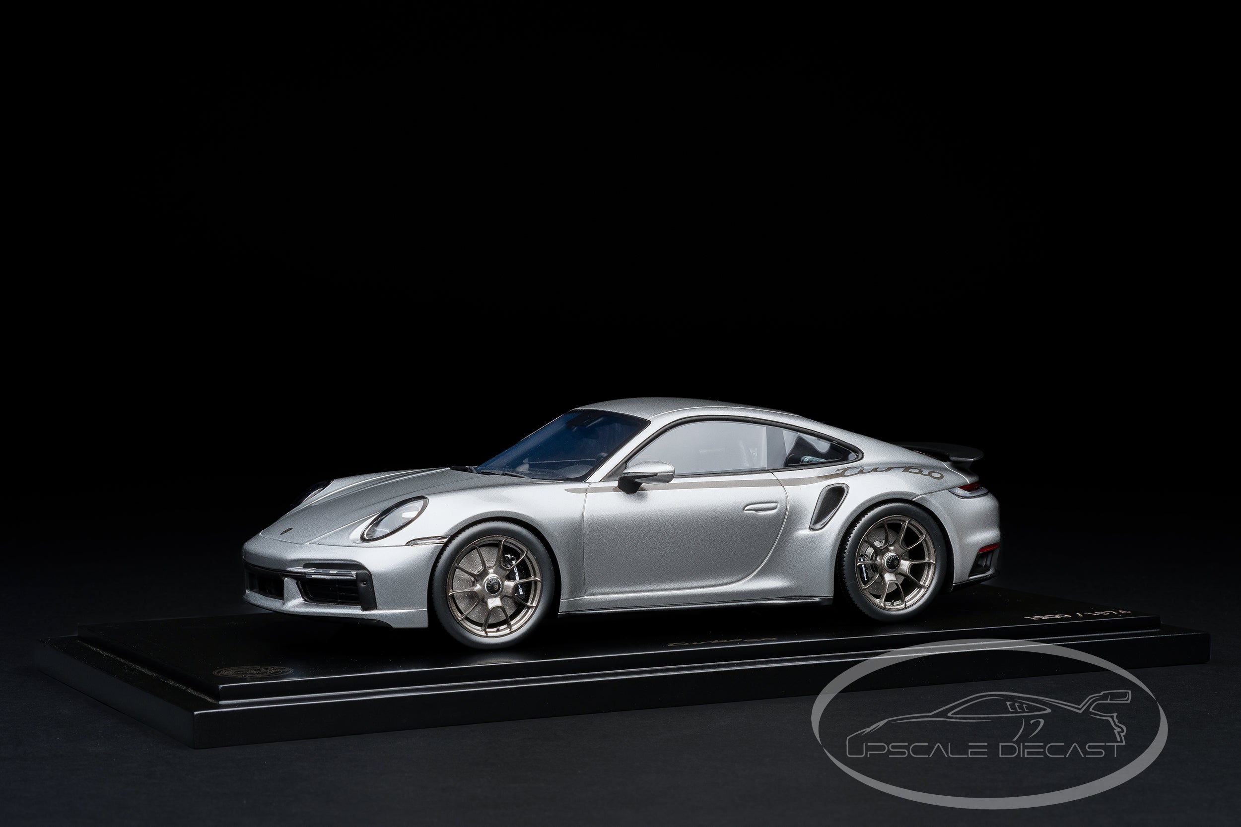 Spark 1:18 Porsche 911 (992) Turbo S 50 Years Porsche GT Silver