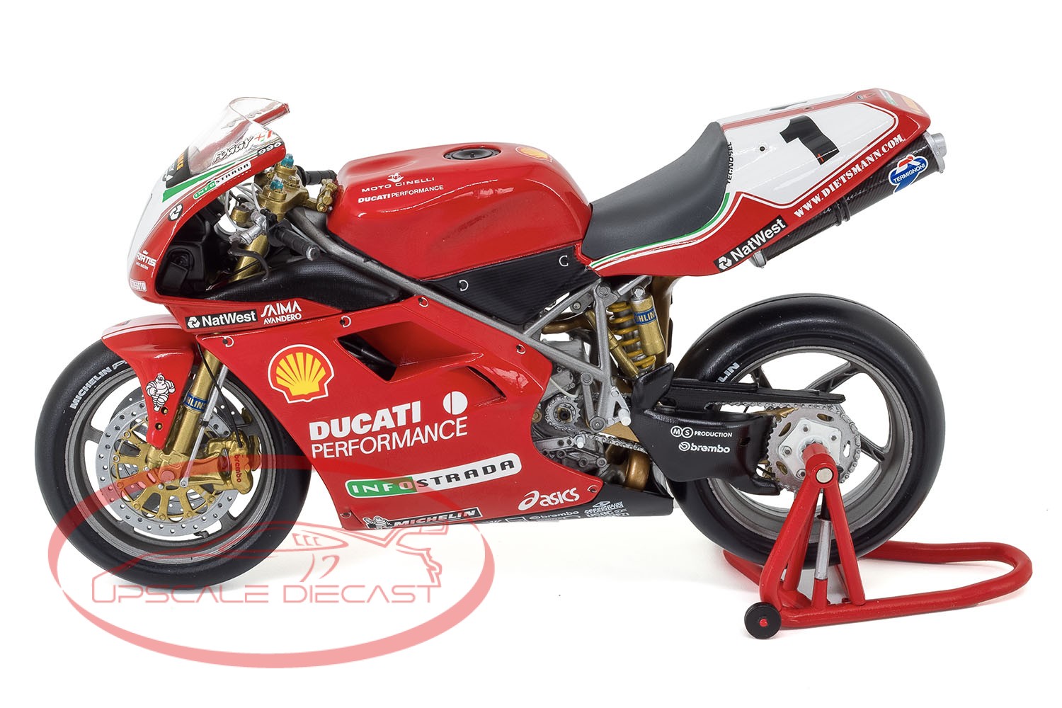 Minichamps 1:12 Ducati 996 Fogarty 1999 WSB Champion image 2