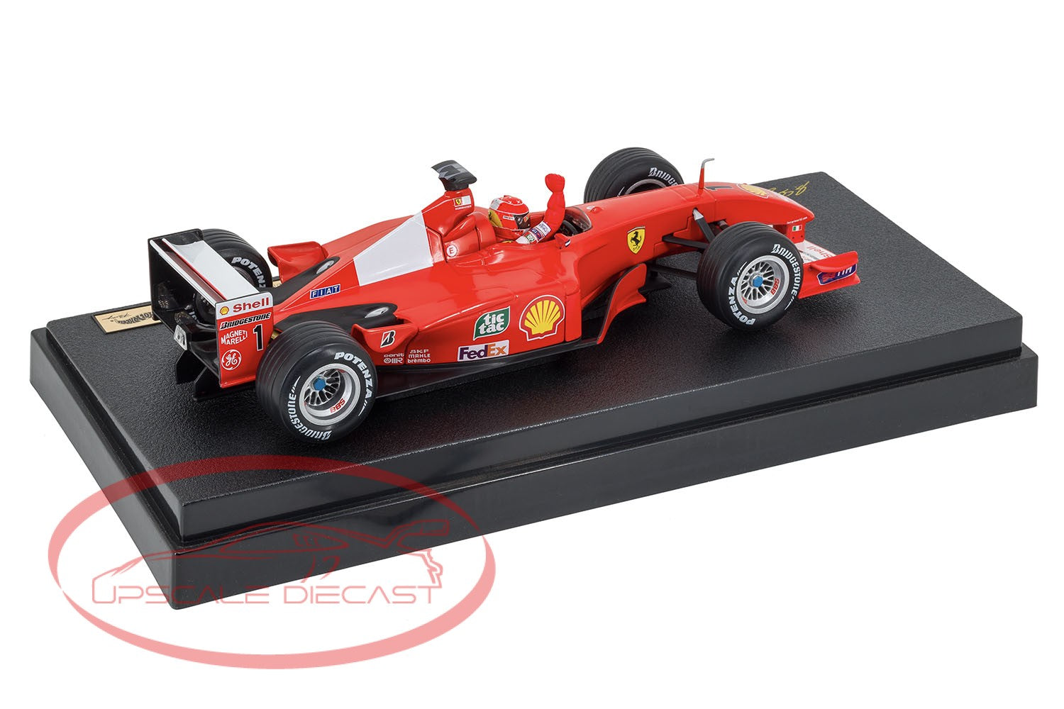 Hot Wheels 1:18 Schumacher Ferrari F1 – Upscale Diecast