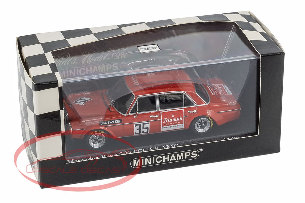 Minichamps 1:43 Mercedes Benz 300 SEL 6.8 AMG Hockenheim image 2