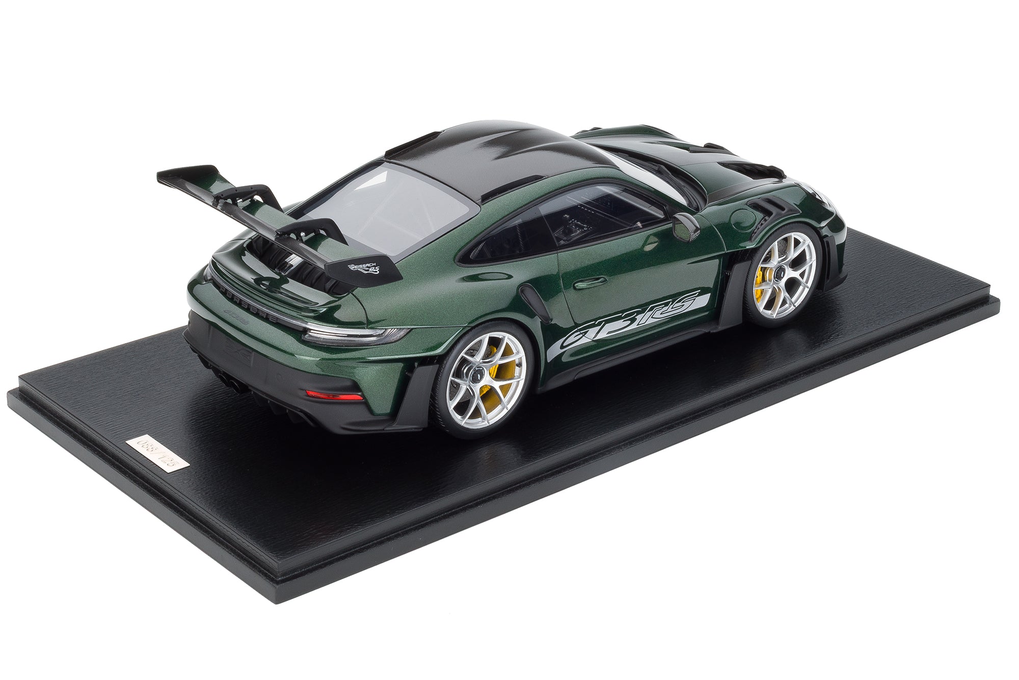 Spark 1:18 Porsche 911 GT3 RS Paint To Sample Oak Green – Upscale Diecast Exclusive image 1