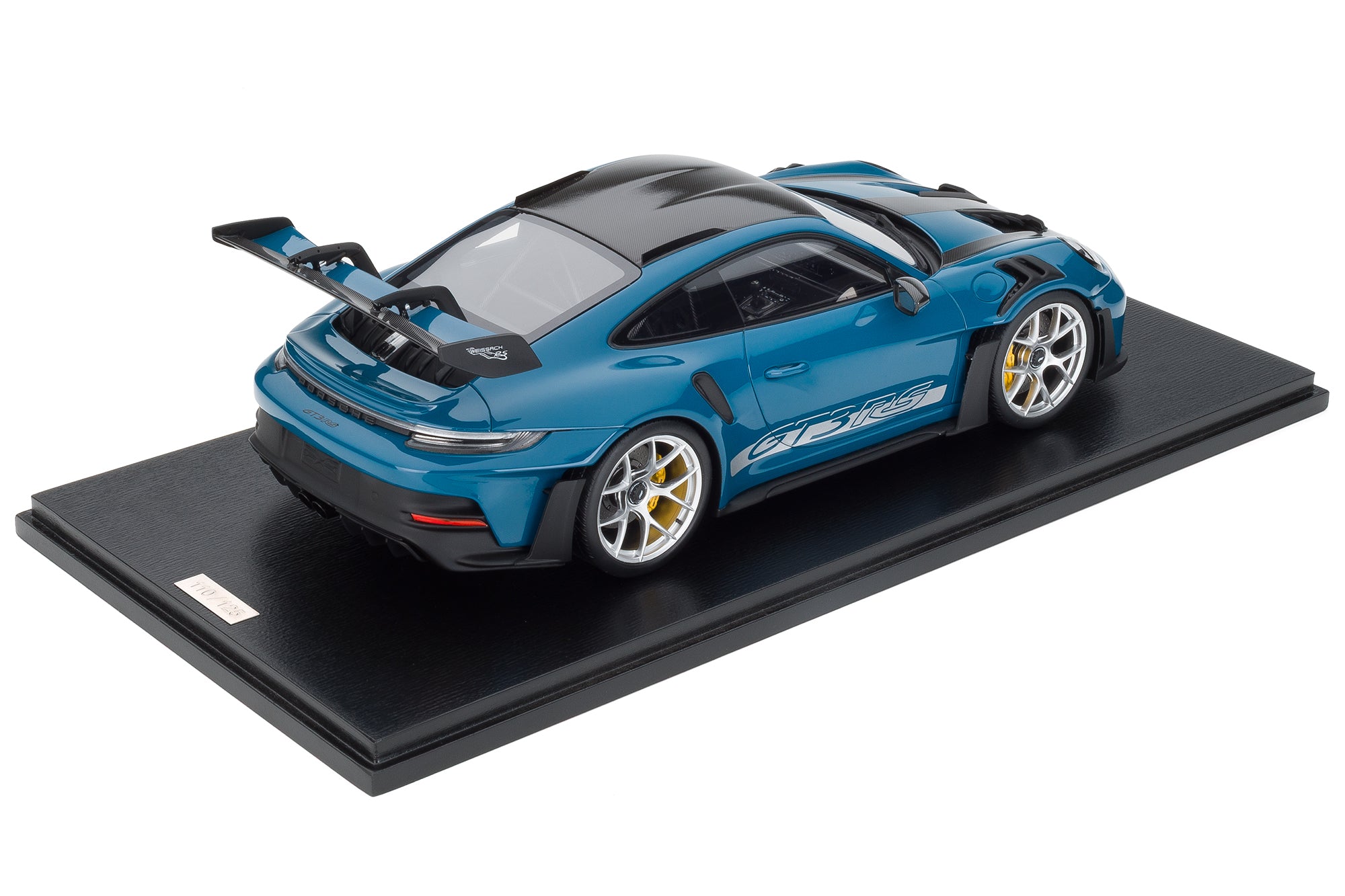 Spark 1:18 Porsche 911 GT3 RS Paint To Sample Oslo Blue – Upscale Diecast Exclusive image 1