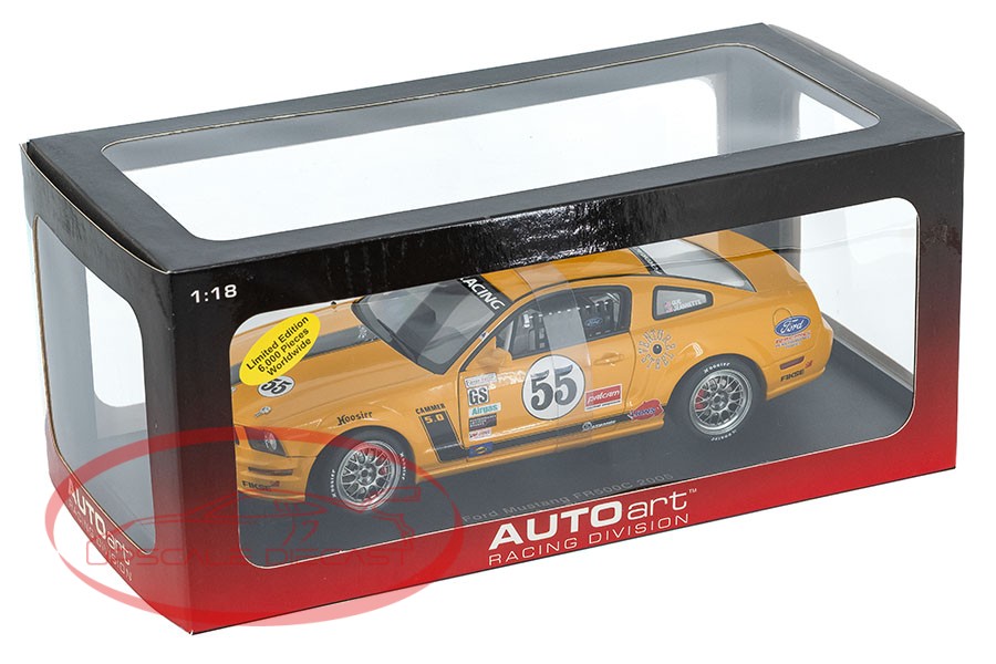 オートアート 1/18 フォード マスタング FR500C 2005 #5 AUTOart 1:18 Ford Mustang FR500C Grand Am Cup – Upscale Diecast