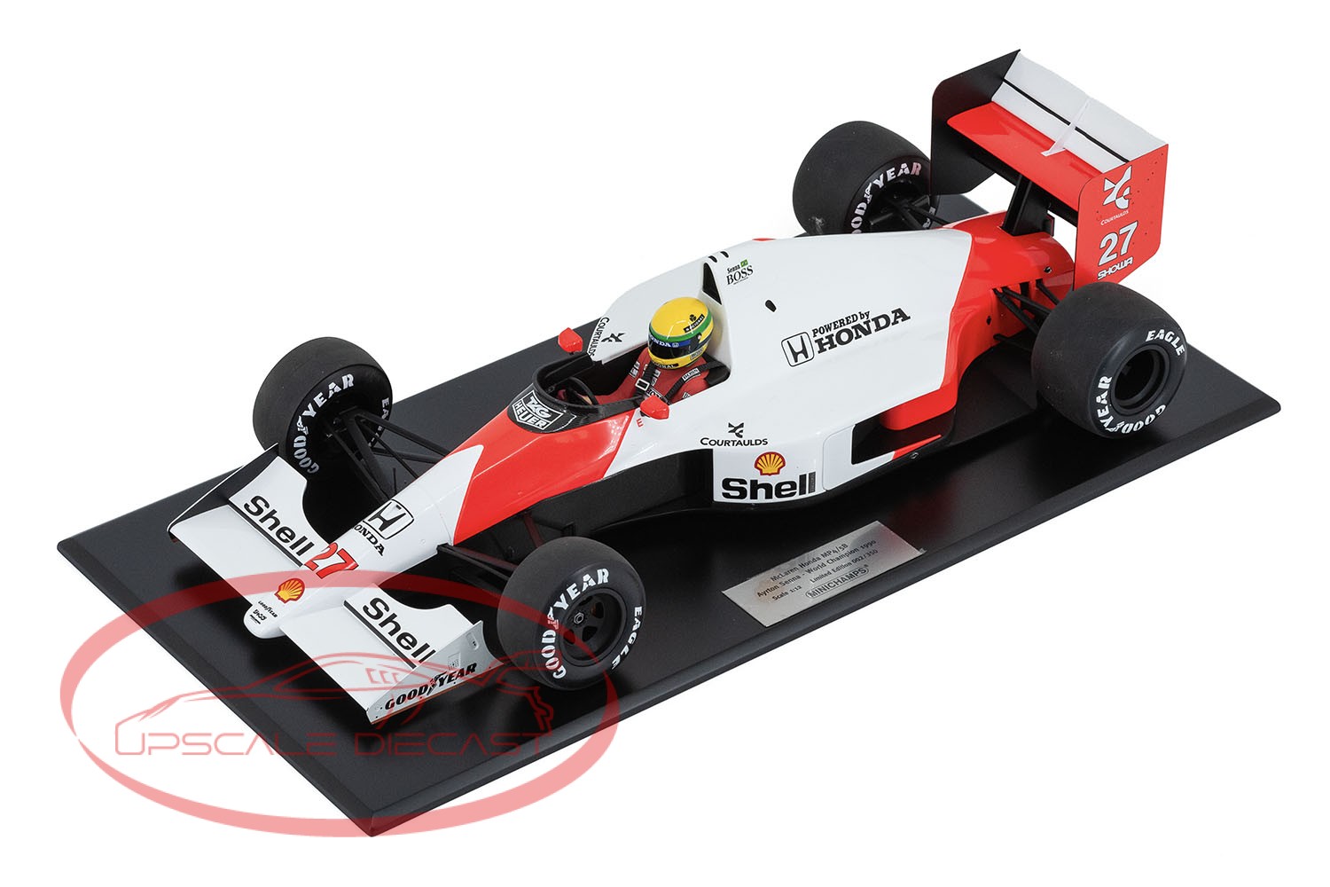 Minichamps 1:12 McLaren Honda MP4/5B F1 Senna – Upscale Diecast