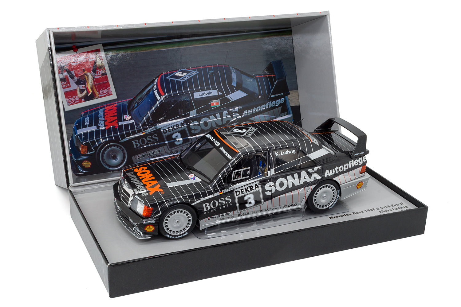 Werk83 1:18 Mercedes Benz 190E 2.5-16V EVO II DTM Champion image 2