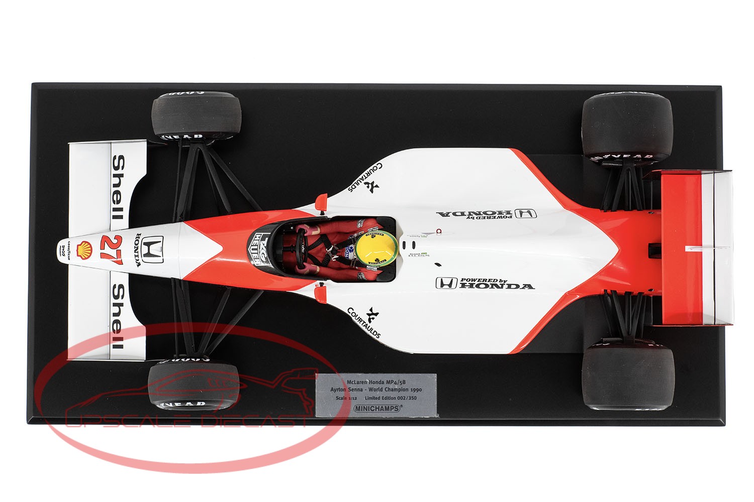 Minichamps 1:12 McLaren Honda MP4/5B F1 Senna – Upscale Diecast