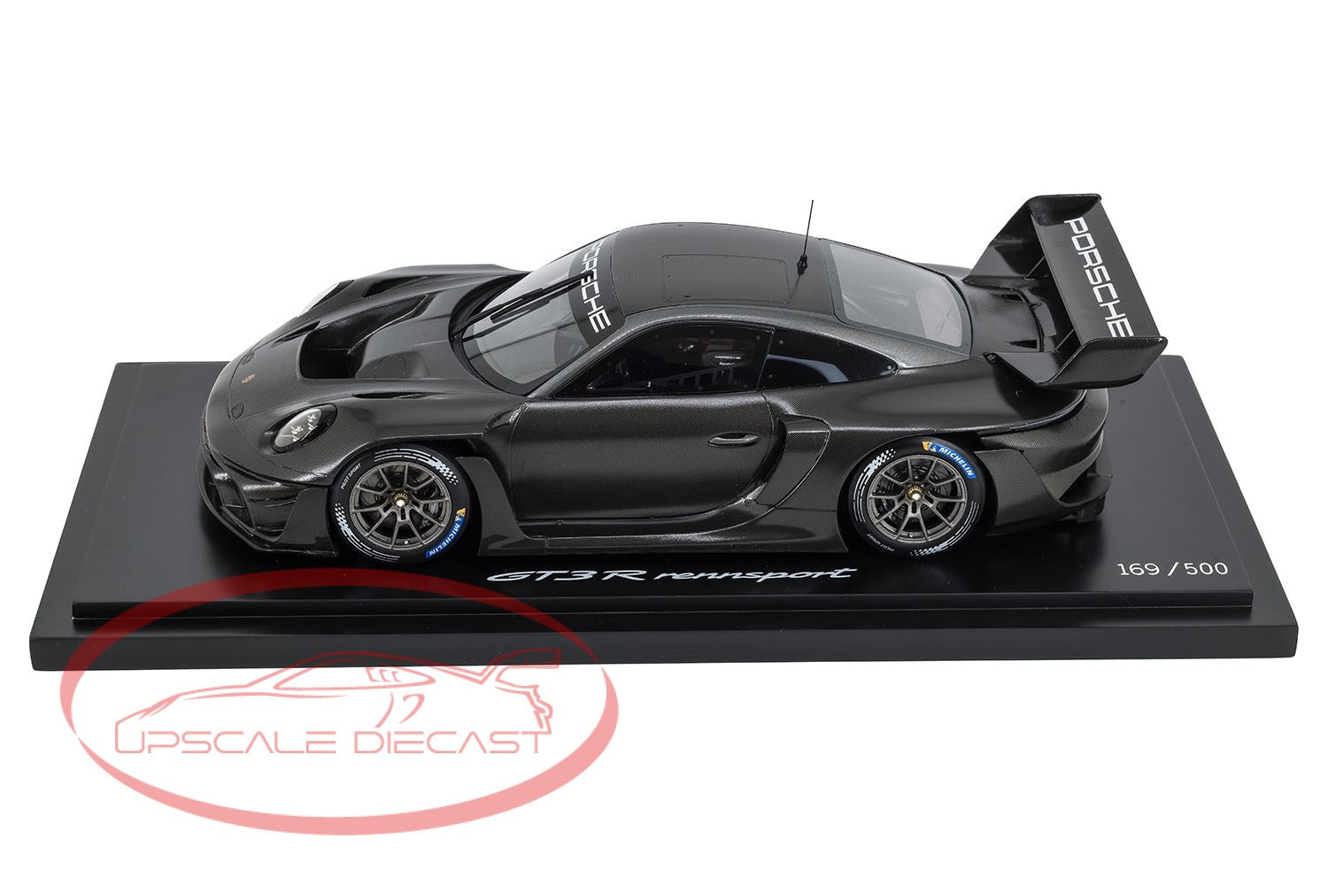 Spark 1:18 Porsche GT3 R Rennsport Black Carbon – Dealer Exclusive image 3