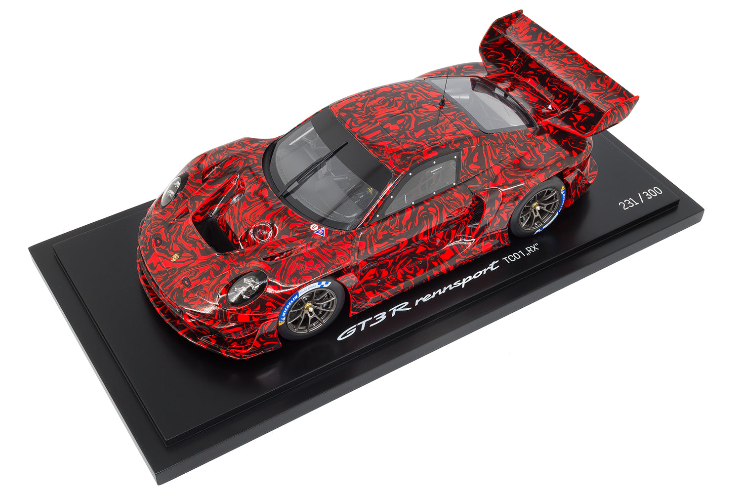Spark 1:18 Porsche GT3 R Rennsport Red Camouflage – Dealer Exclusive image 2