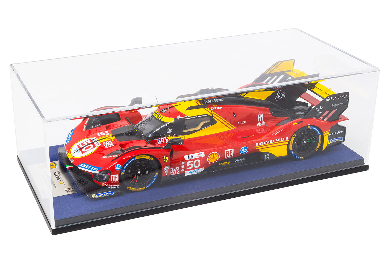 Looksmart 1:18 Ferrari 499P 2024 Le Mans Winner image 4