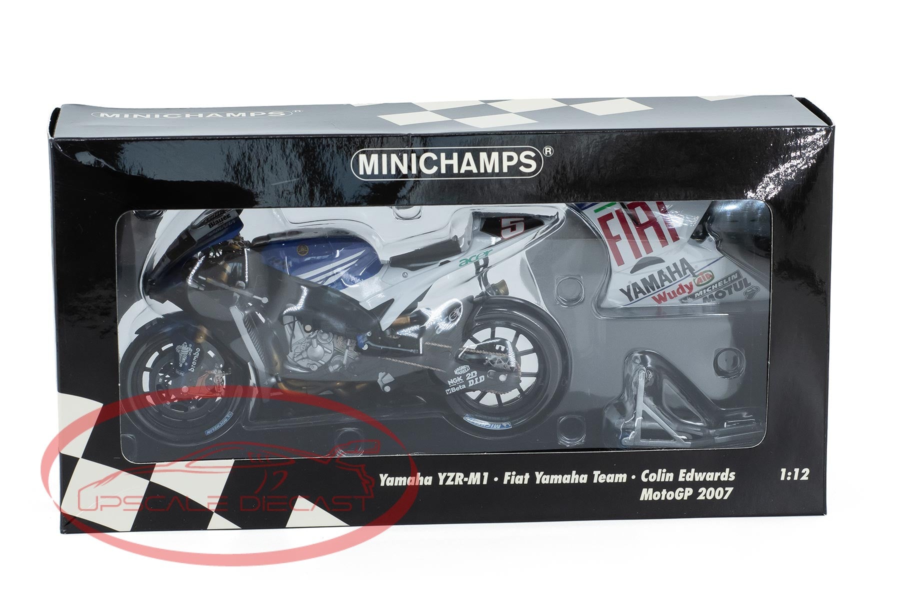 Minichamps 1:12 Yamaha YZR-M1 Colin Edwards image 1