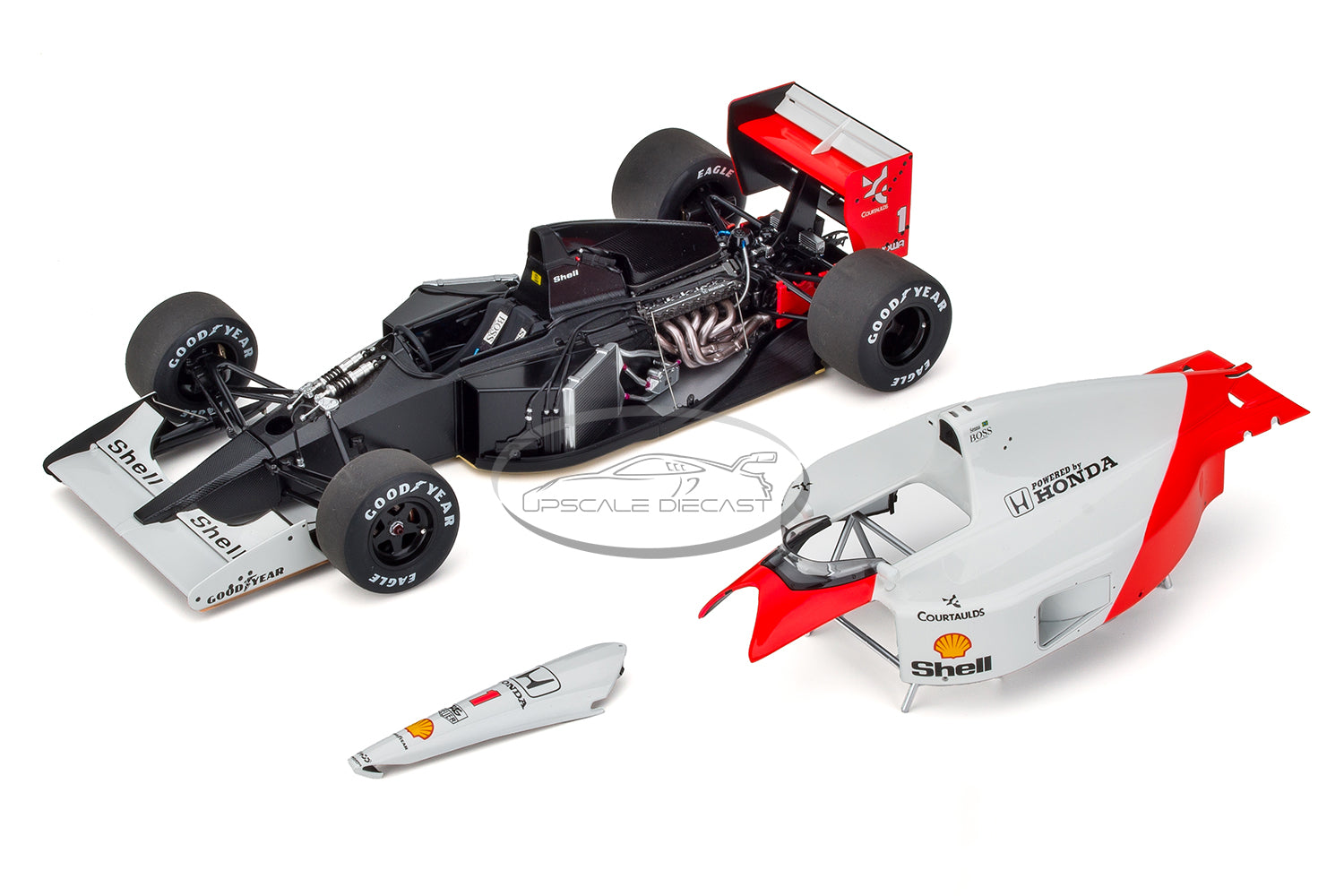 Auto Art 1:18 McLaren Honda MP4/6 w/o Logo 1991 Japanese GP Winner Ayrton Senna 89150