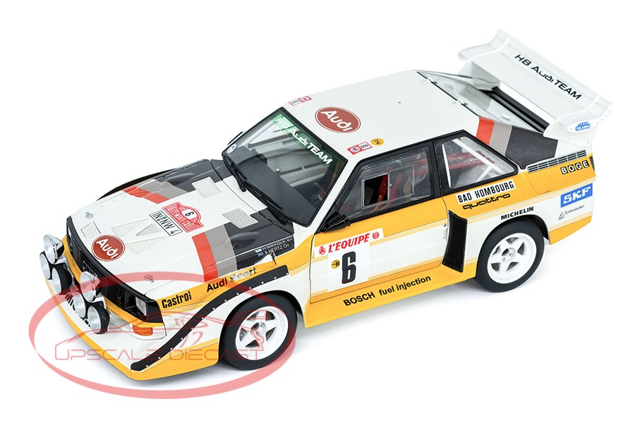 AUTOart 1:18 Audi S1 Rally Monte Carlo #6 Scale Model