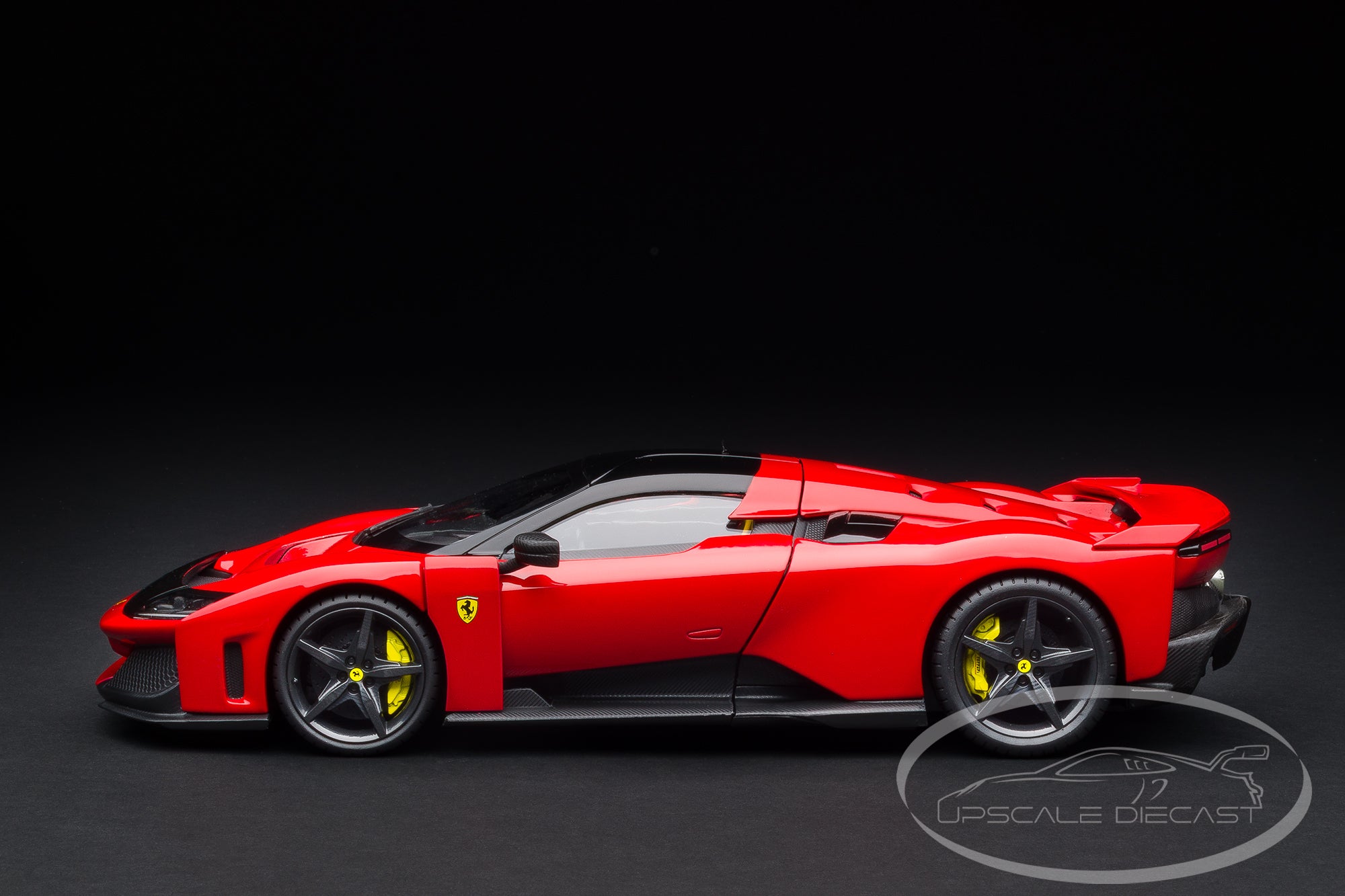 Bburago 1:18 Signature Ferrari F80 2024 Corsa Red with Black Rims