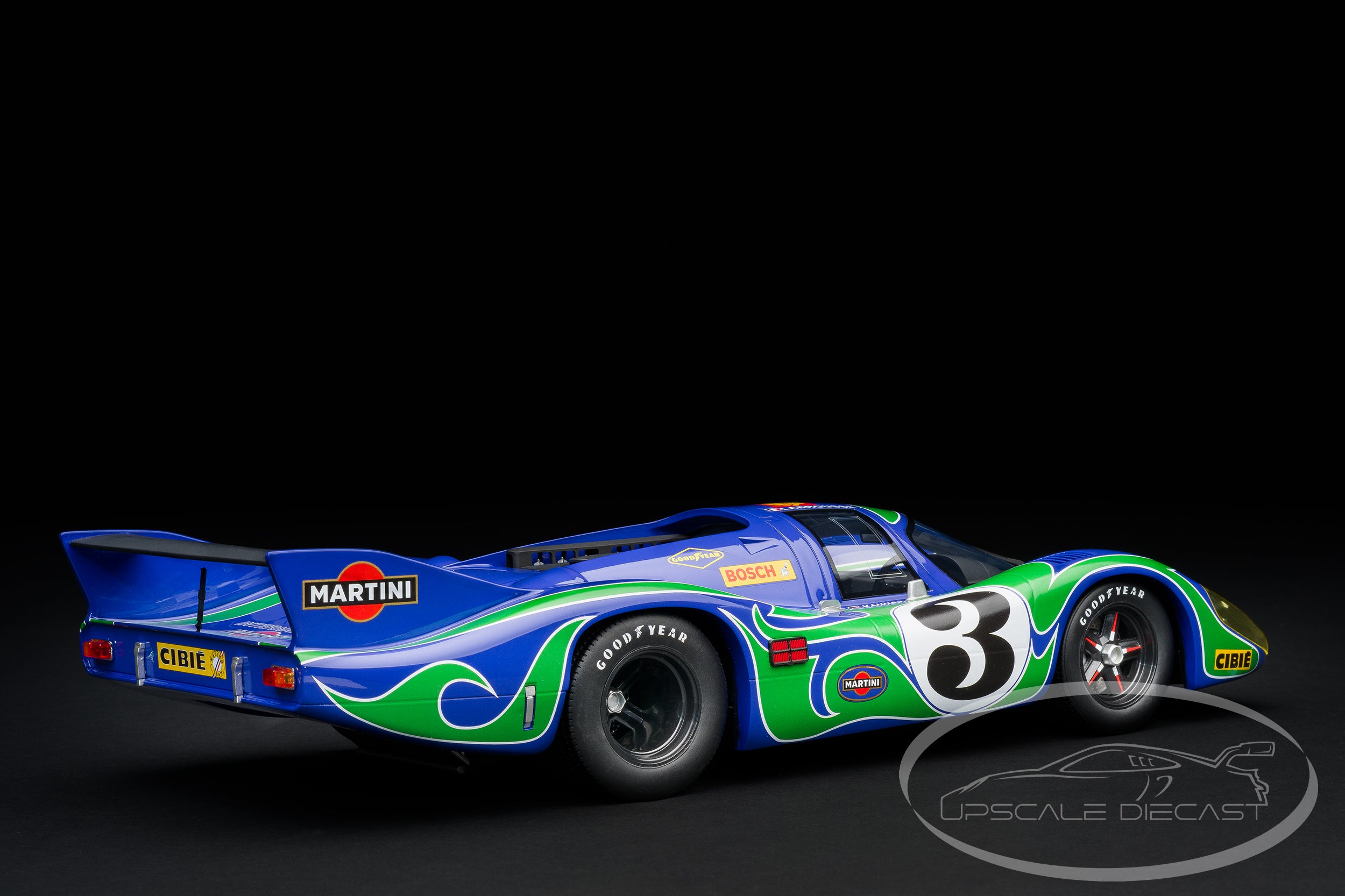 CMR 1:12 Porsche 917L No.3 Martini Racing Hippie 2nd 24h Le Mans 1970