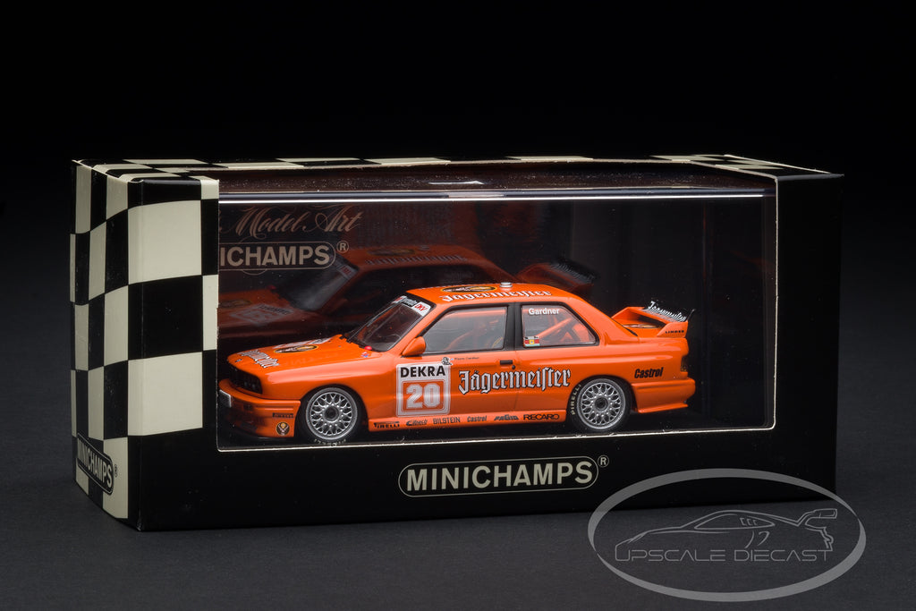 Minichamps 1:43 BMW E30 M3 No.20 Jägermeister 1992 DTM Gardner