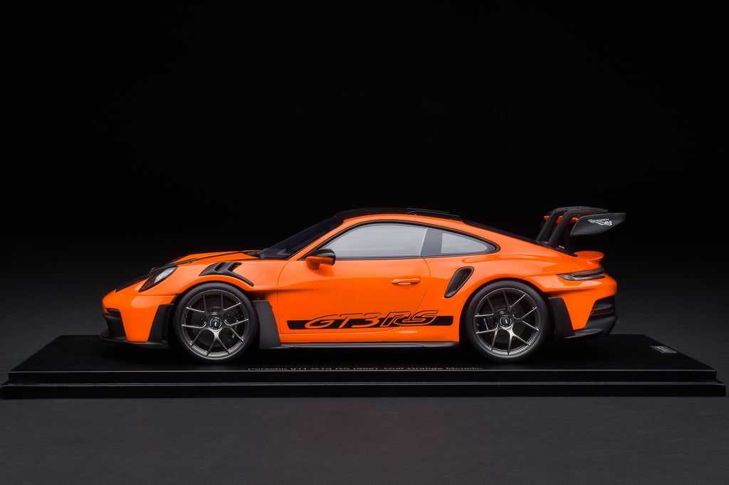 Spark 1:18 Porsche 911 GT3 RS Gulf Orange – Upscale Diecast Exclusive