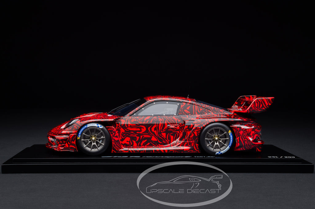 Spark 1:18 Porsche GT3 R Rennsport Red Camouflage – Dealer Exclusive