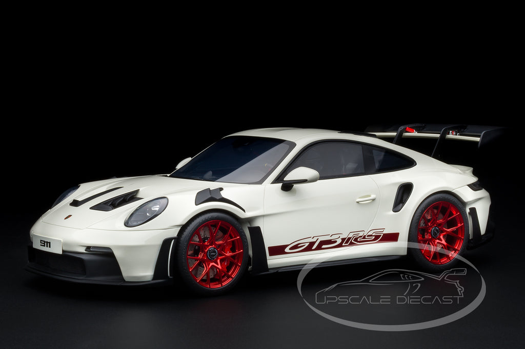GT Spirit 1:12 Porsche 992 GT3 RS Tribute White / Red Limited to 300