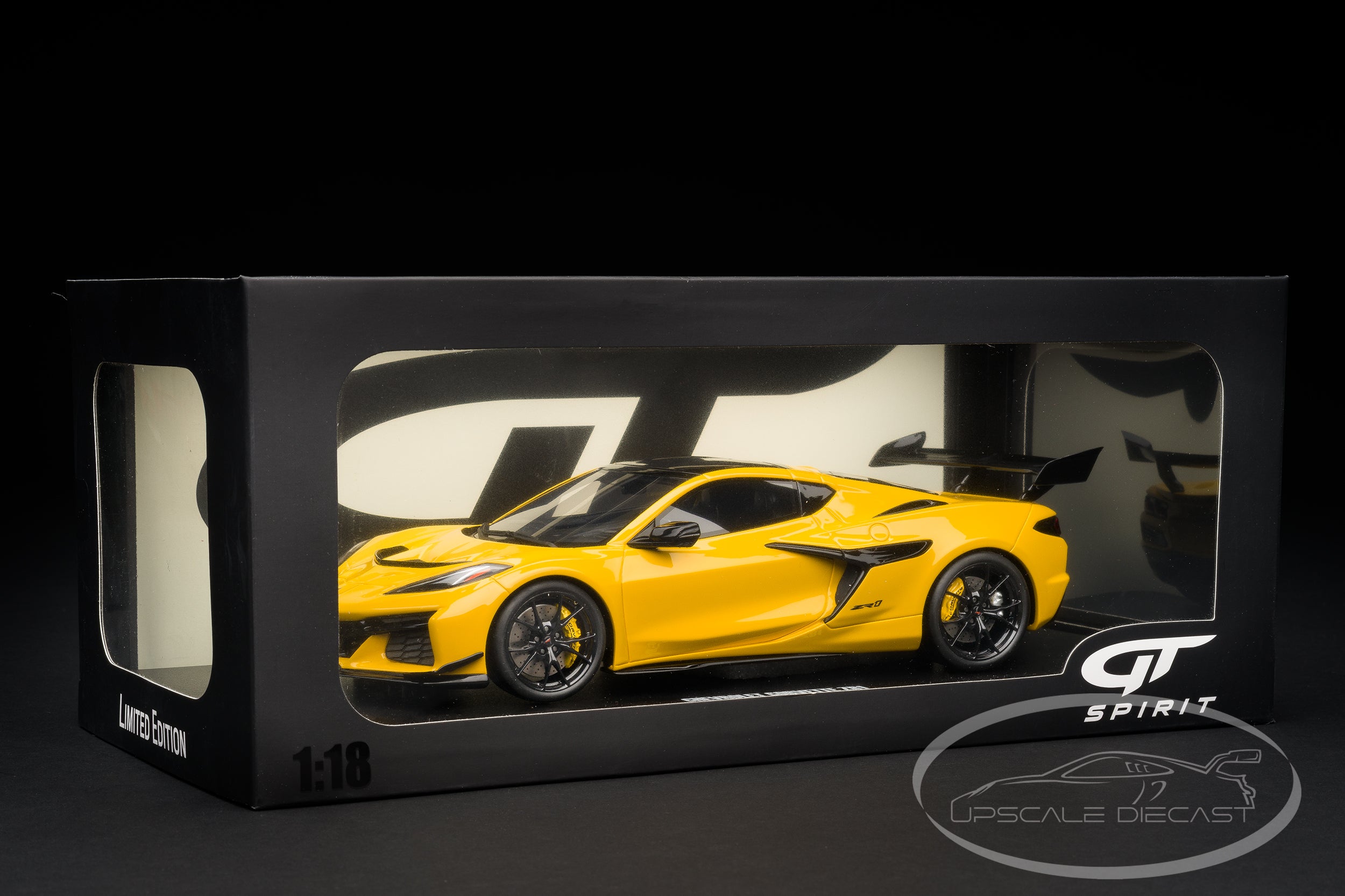 GT Spirit 1:18 Chevrolet Corvette ZR1 C8 Yellow Resin GT528