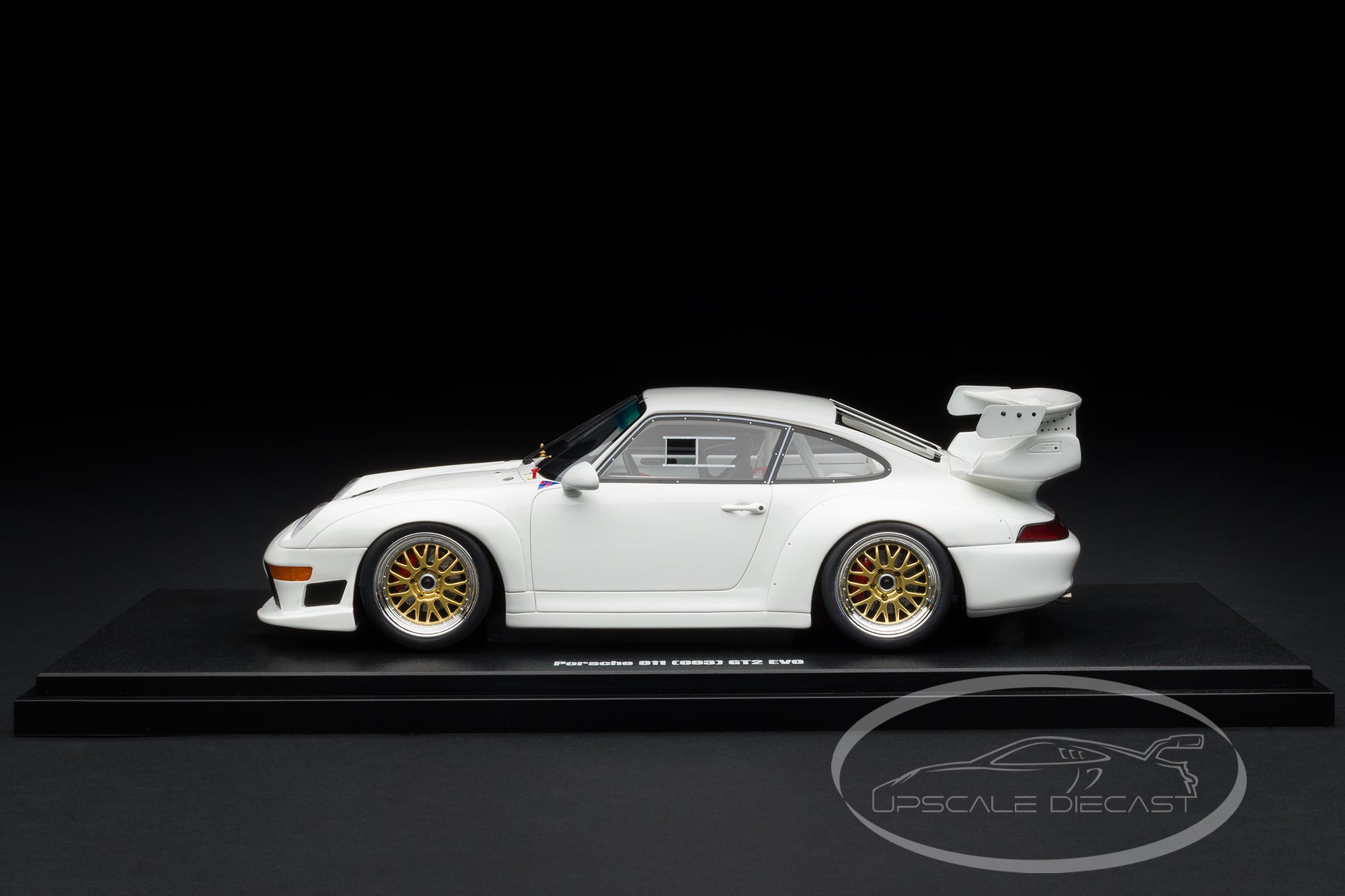 GT Spirit 1:18 Porsche 911 993 GT2 Evo 1995 Grand Prix White