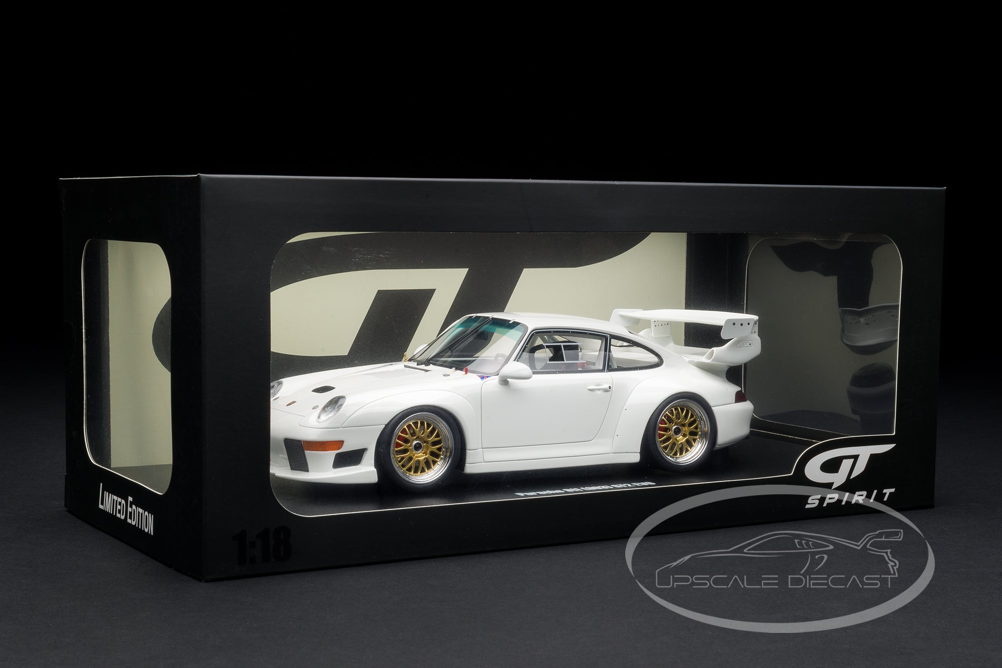 GT Spirit 1:18 Porsche 911 993 GT2 Evo 1995 Grand Prix White