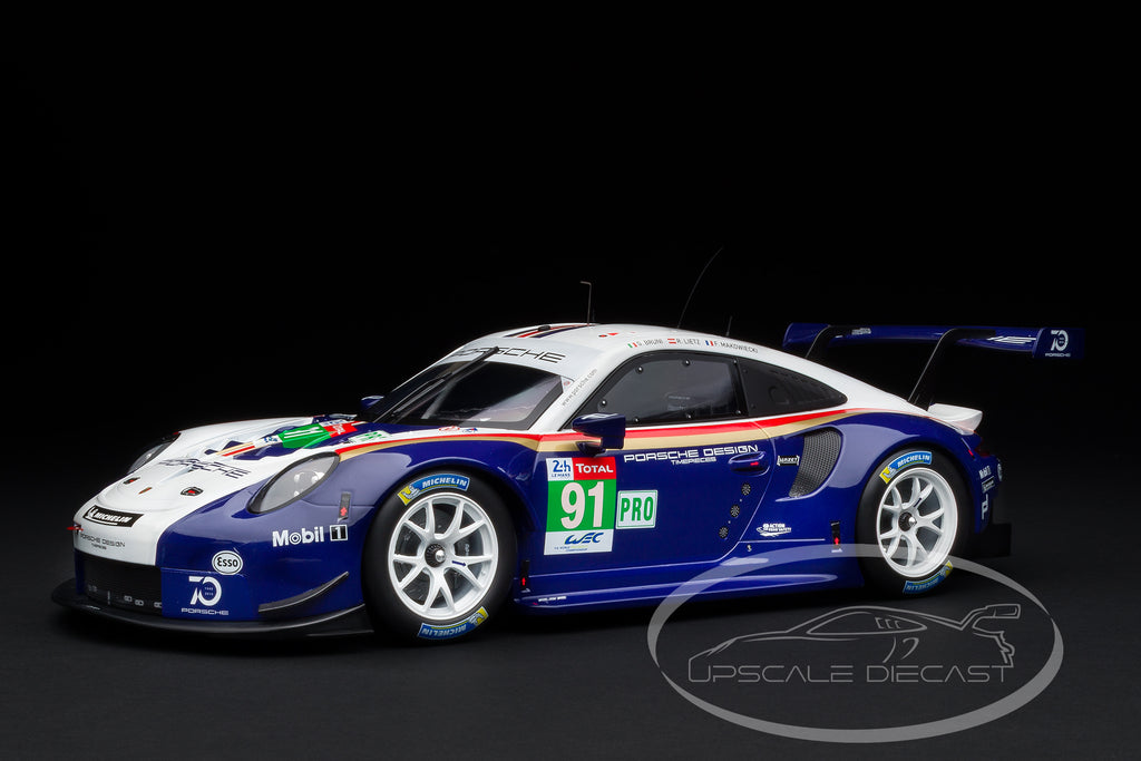 IXO 1:12 Porsche 911 (991) RSR #91 2nd LMGTE Pro 24h LeMans 2018
