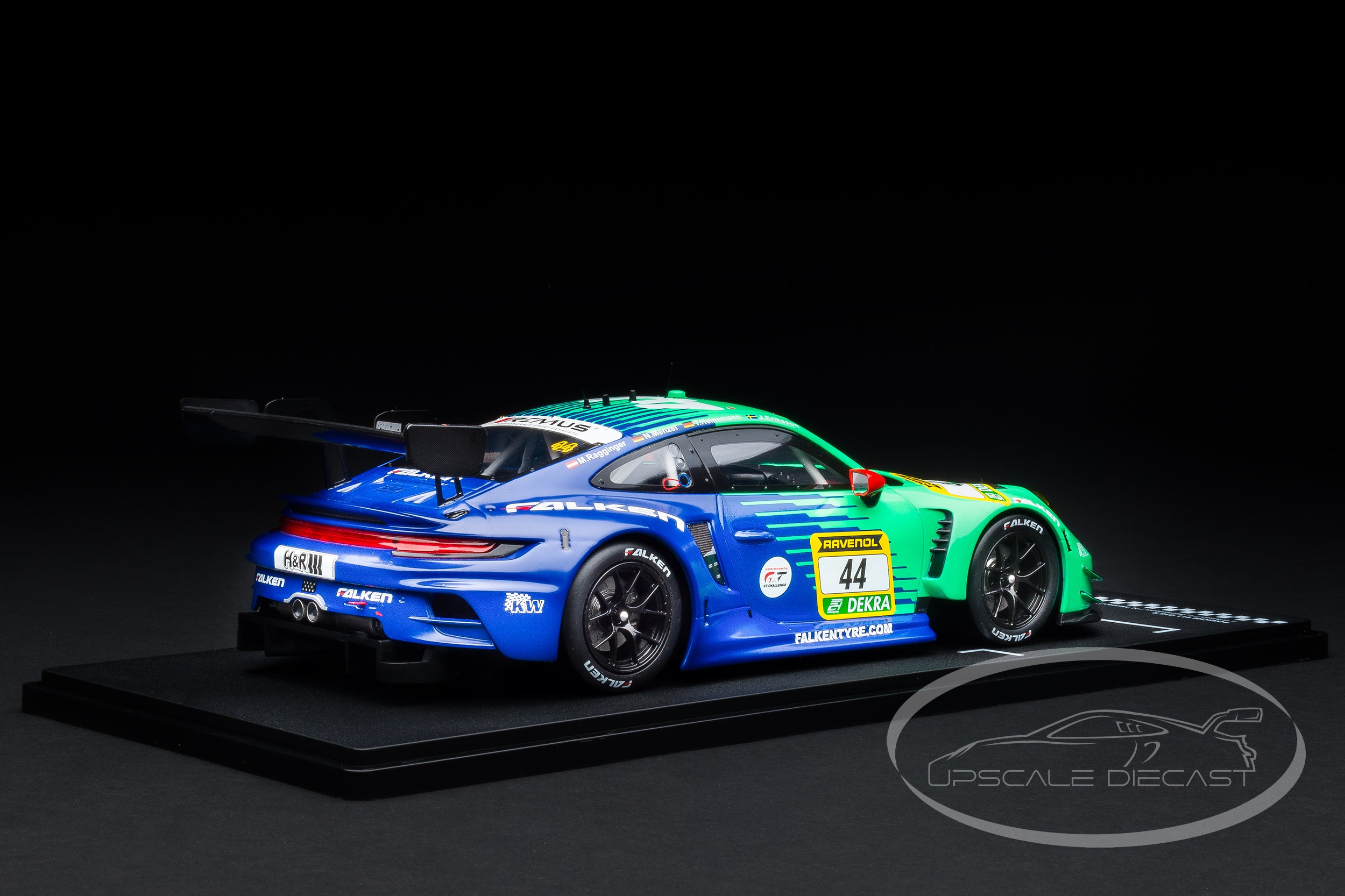 IXO 1:18 Porsche 911 GT3 R No.44 10th 24h Nürburgring 2024 Falken Motorsports