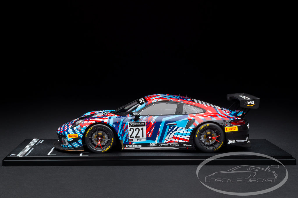 IXO 1:18 Porsche 911 GT3 R No.221 Test Days 24h Spa 2022 GPX Martini Racing