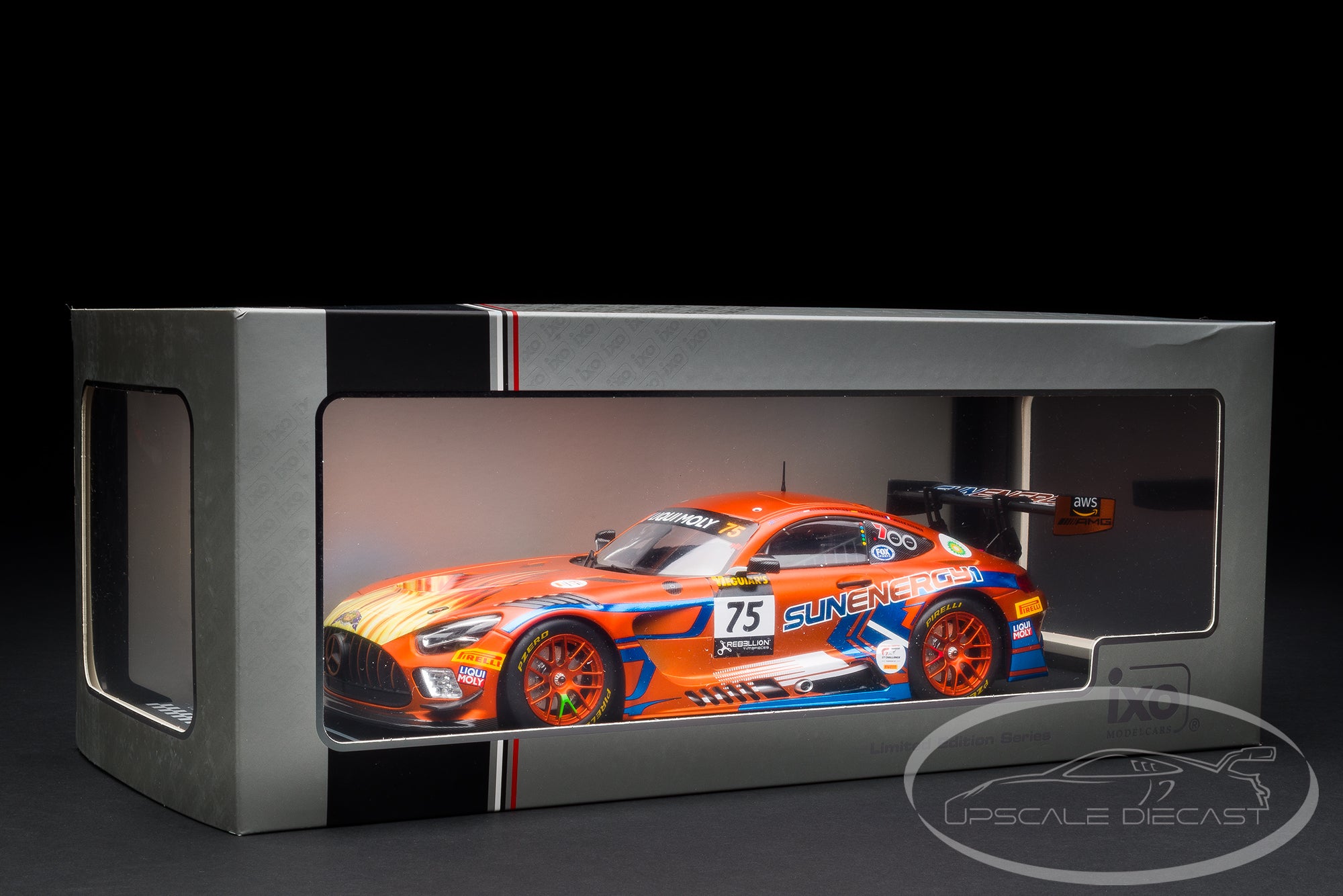 IXO 1:18 Mercedes-AMG GT3 Evo No.75 Winner 12h Bathurst 2022 SunEnergy1