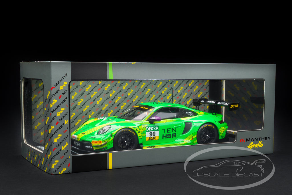 IXO 1:18 Porsche 911 GT3 R No.90 DTM 2023 Dennis Olsen Manthey Grello