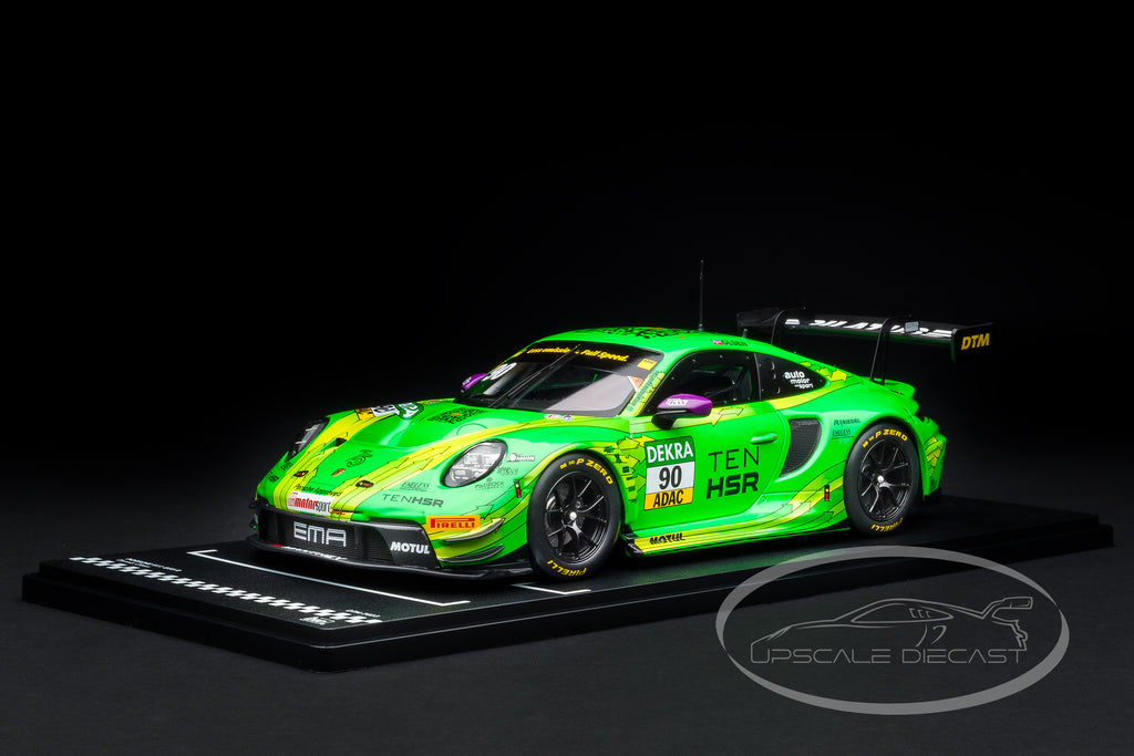 IXO 1:18 Porsche 911 GT3 R No.90 DTM 2023 Dennis Olsen Manthey Grello