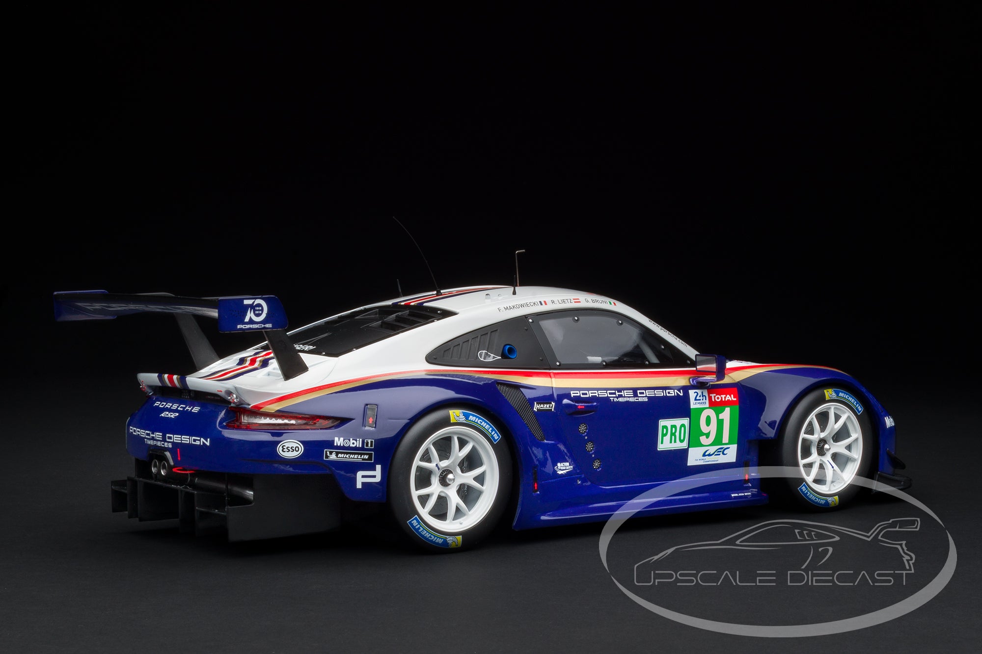 IXO 1:12 Porsche 911 (991) RSR #91 2nd LMGTE Pro 24h LeMans 2018