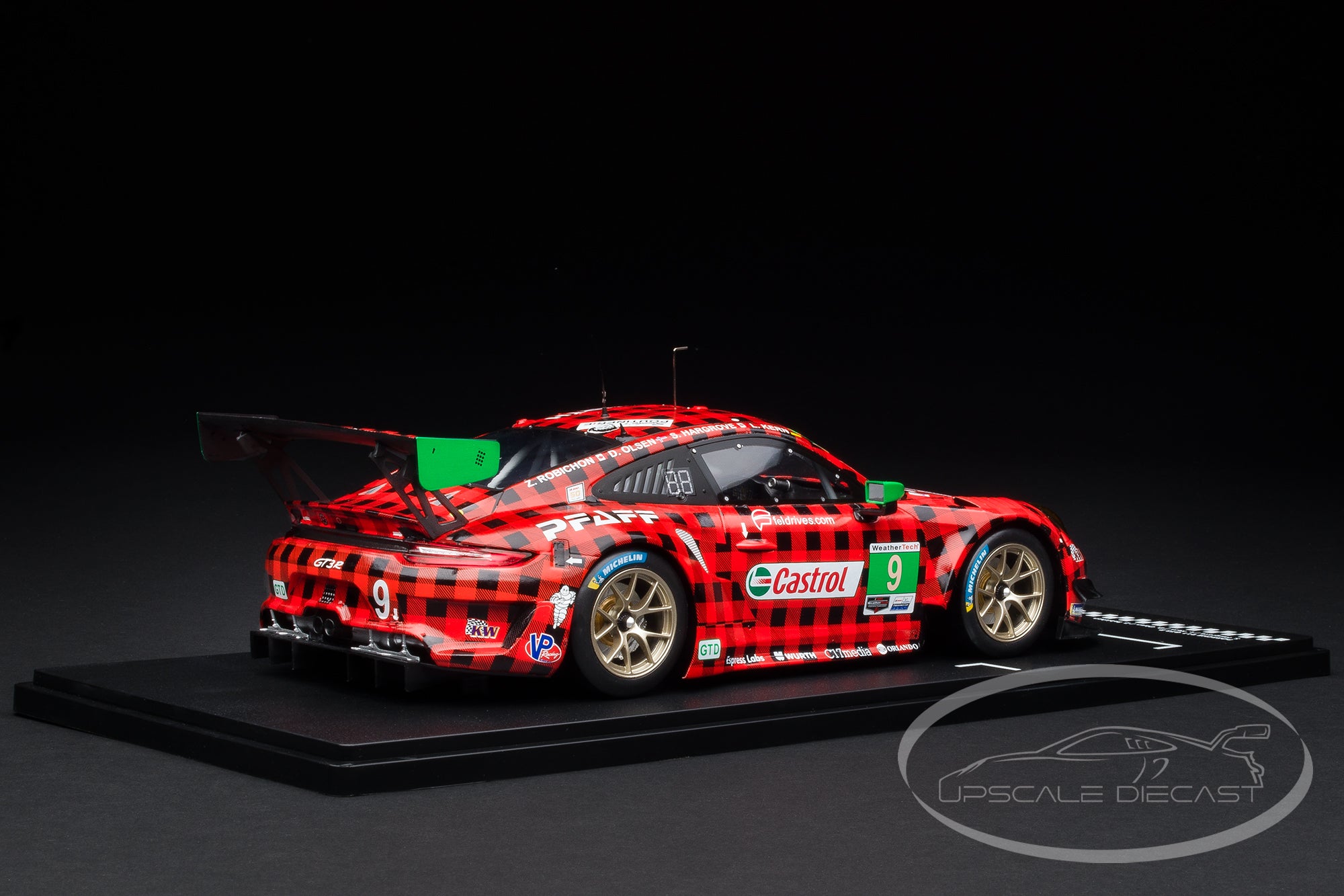 IXO 1:18 Porsche 911 GT3 R No.9 Pfaff 24 Hours of Daytona 2019
