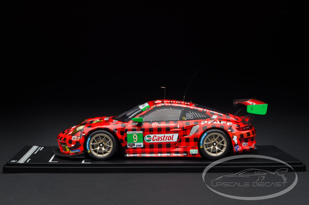 IXO 1:18 Porsche 911 GT3 R No.9 Pfaff 24 Hours of Daytona 2019