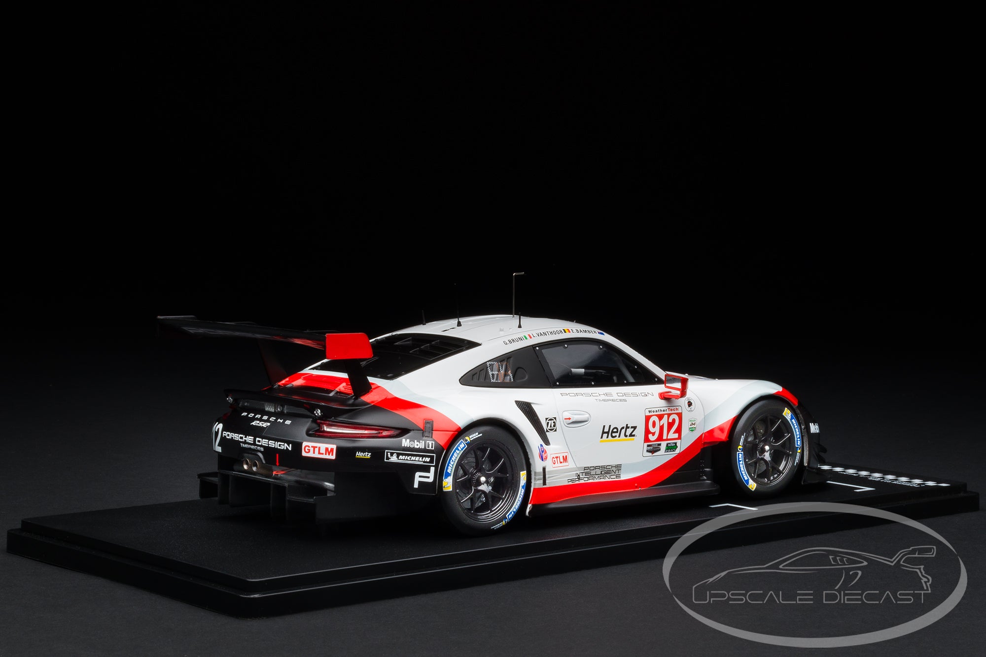 IXO 1:18 Porsche 911 991 RSR No.912 24h Daytona 2018 Bamber Bruni Vanthoor