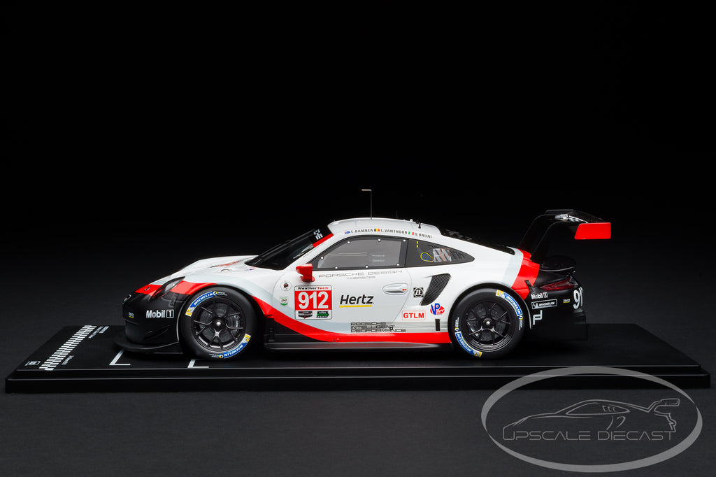 IXO 1:18 Porsche 911 991 RSR No.912 24h Daytona 2018 Bamber Bruni Vanthoor