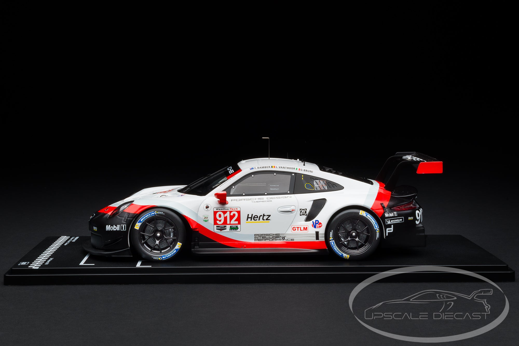 IXO 1:18 Porsche 911 991 RSR No.912 24h Daytona 2018 Bamber Bruni Vanthoor