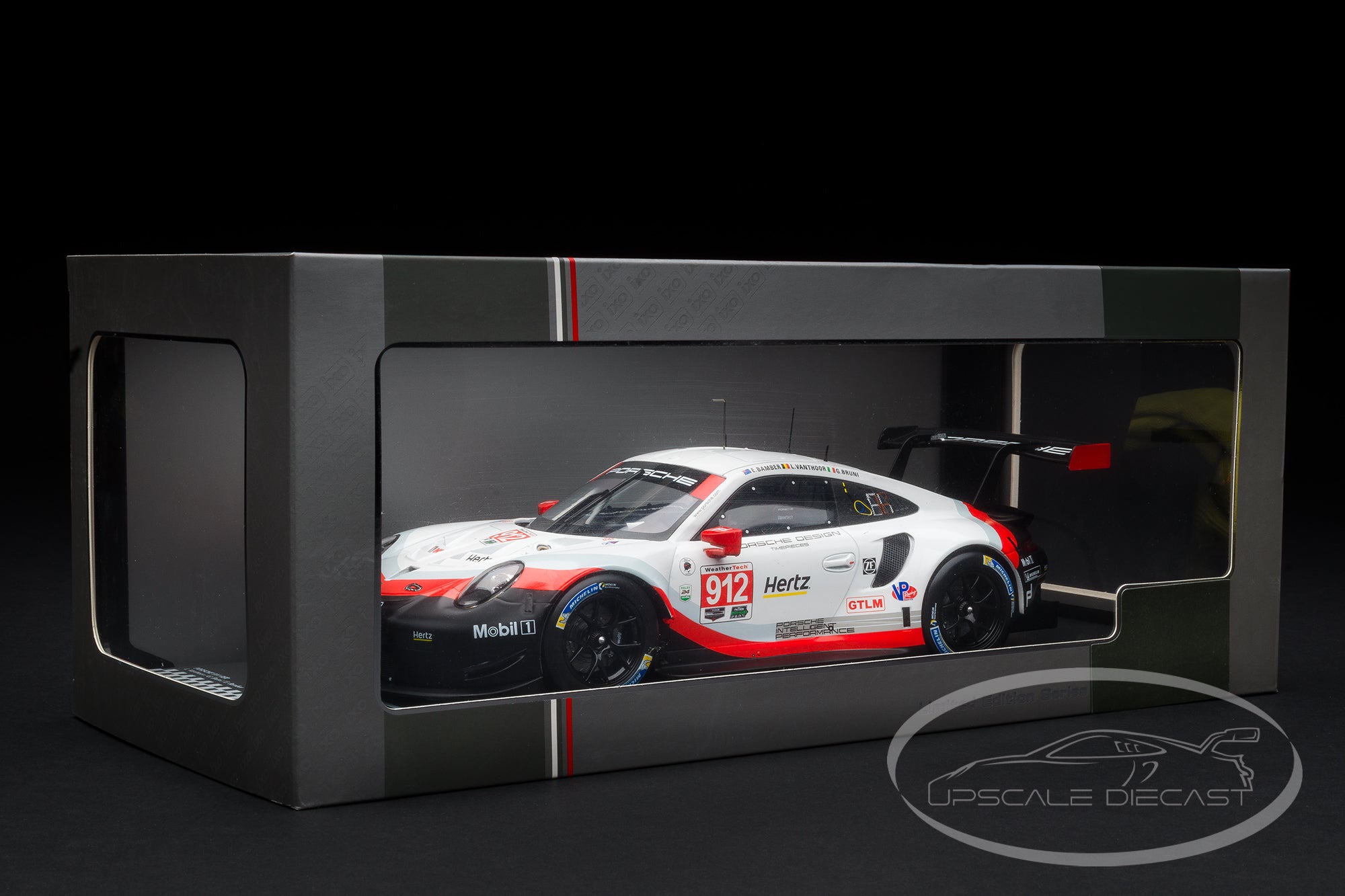 IXO 1:18 Porsche 911 991 RSR No.912 24h Daytona 2018 Bamber Bruni Vanthoor