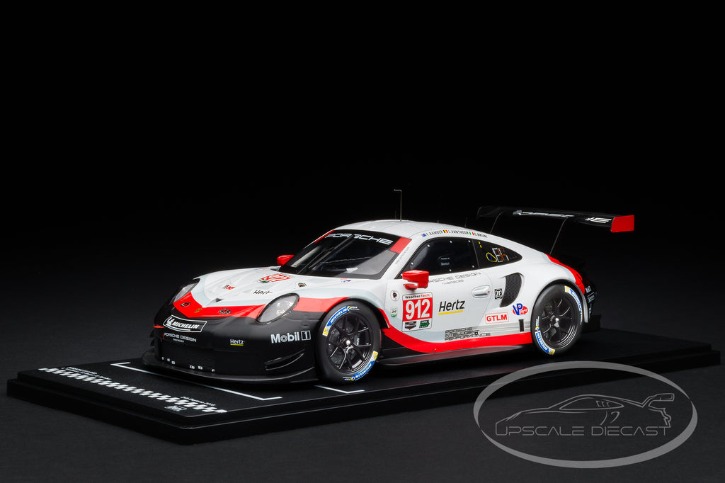 IXO 1:18 Porsche 911 991 RSR No.912 24h Daytona 2018 Bamber Bruni Vanthoor
