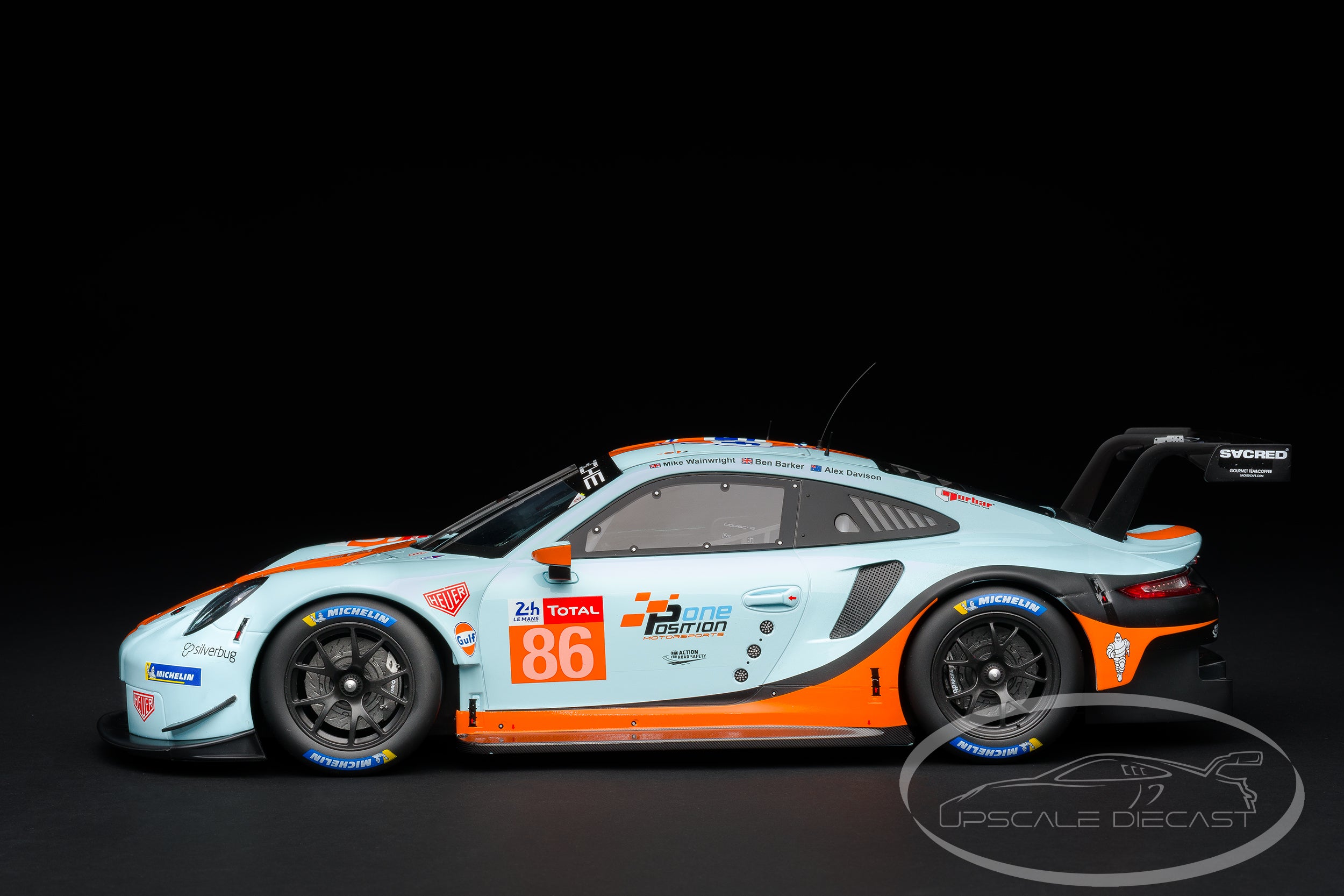 IXO 1:12 Porsche 911 RSR #86 24 Hours of Le Mans 2018 Gulf Racing