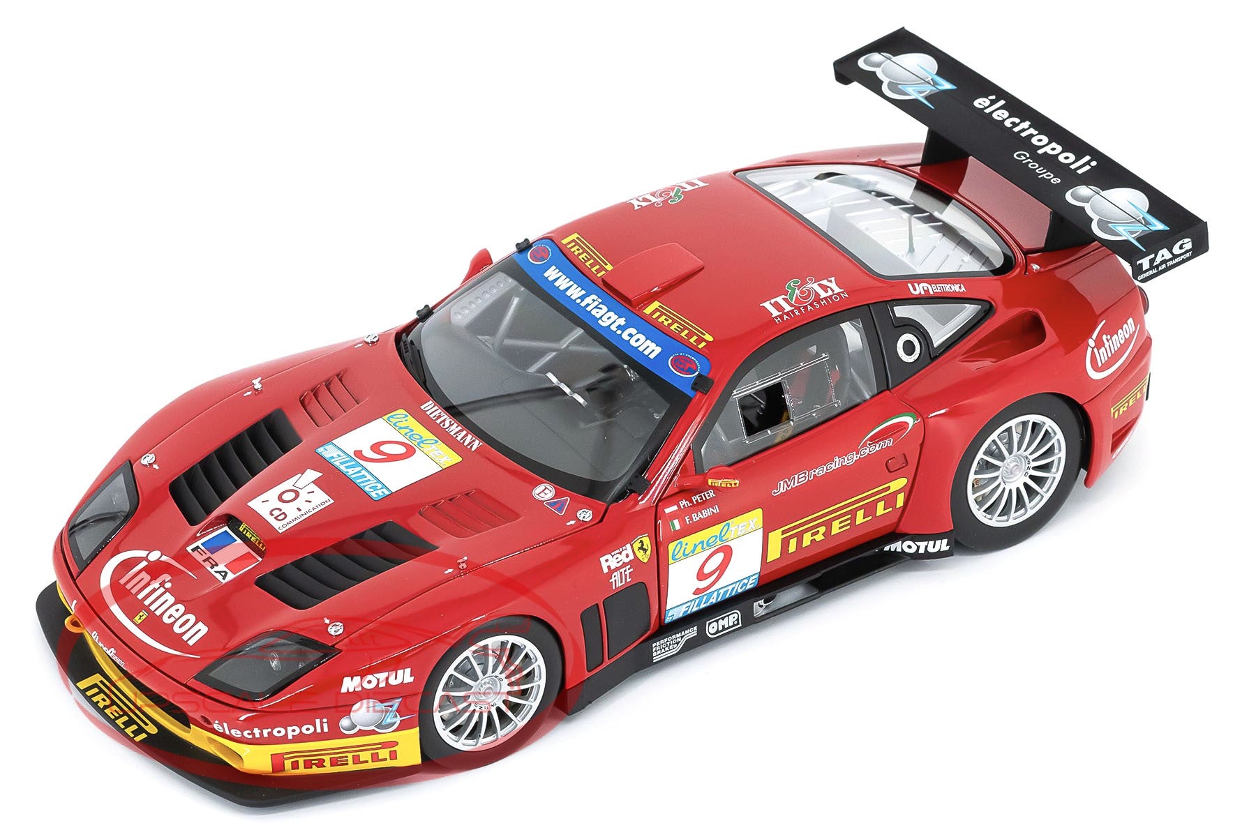 Kyosho 1:18 Ferrari 575 GTC 2003 Estoril Scale Model