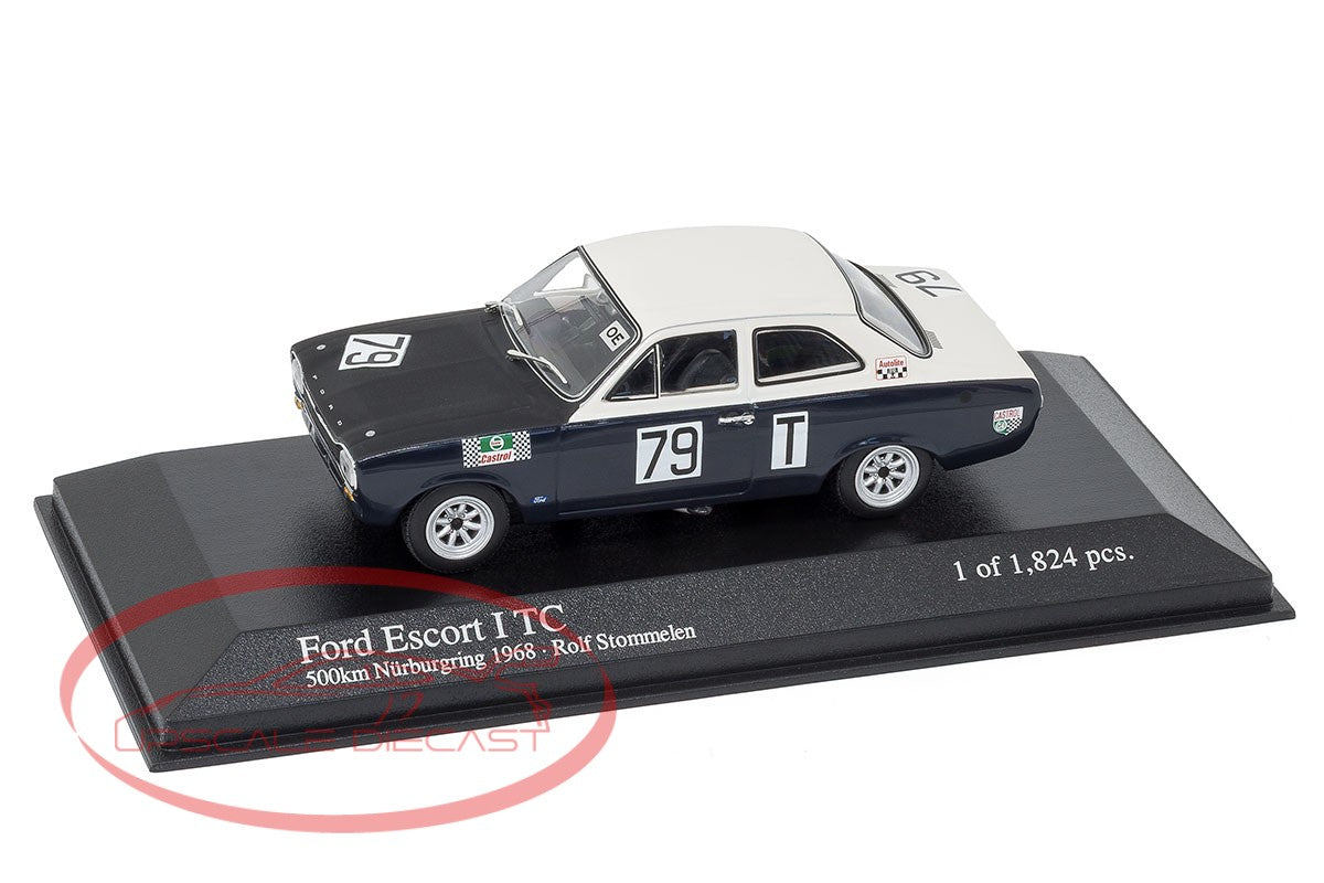 Minichamps 1:43 Ford Escort I TC 1968 Nurburgring 500 km Scale Model