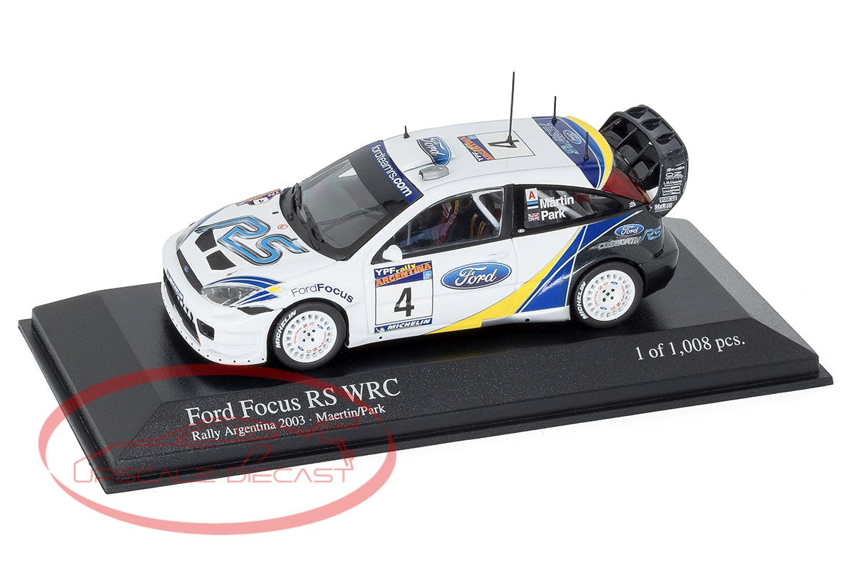 Minichamps 1:43 Ford Focus RS WRC Scale Model