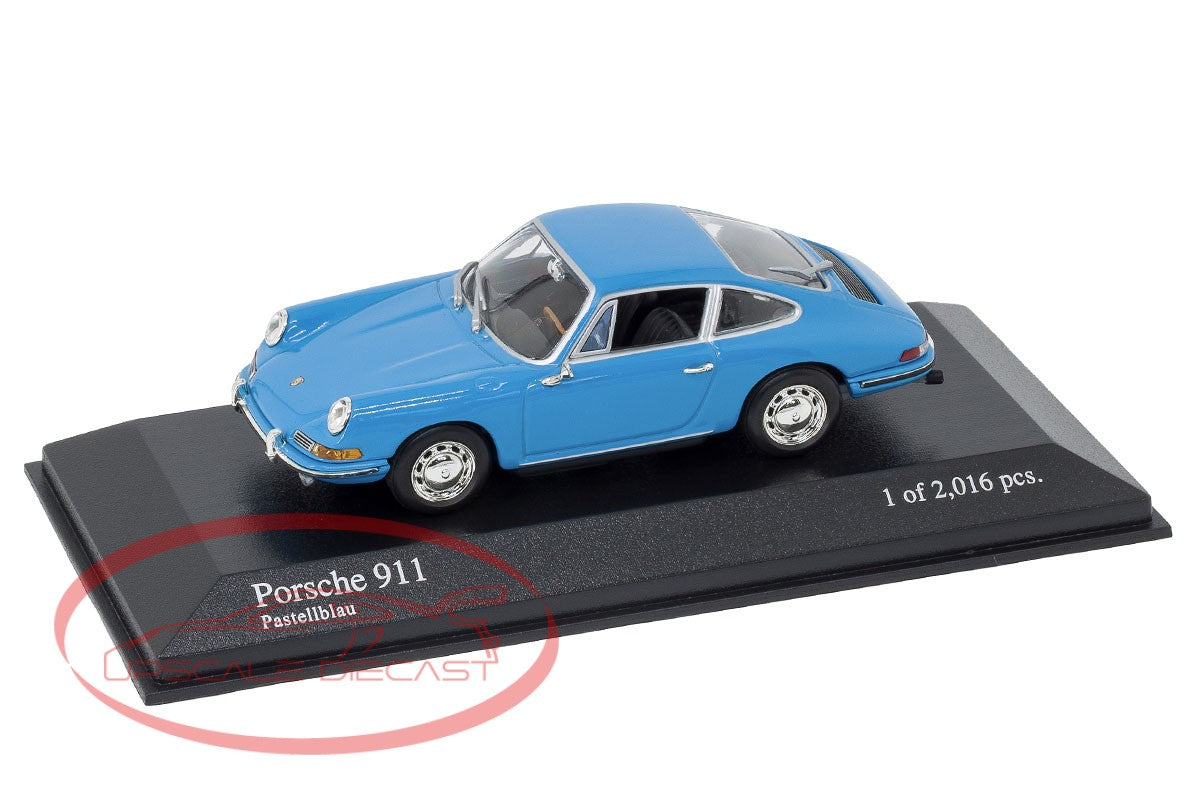 Minichamps 1:43 Porsche 911 Blue 1964 Scale Model