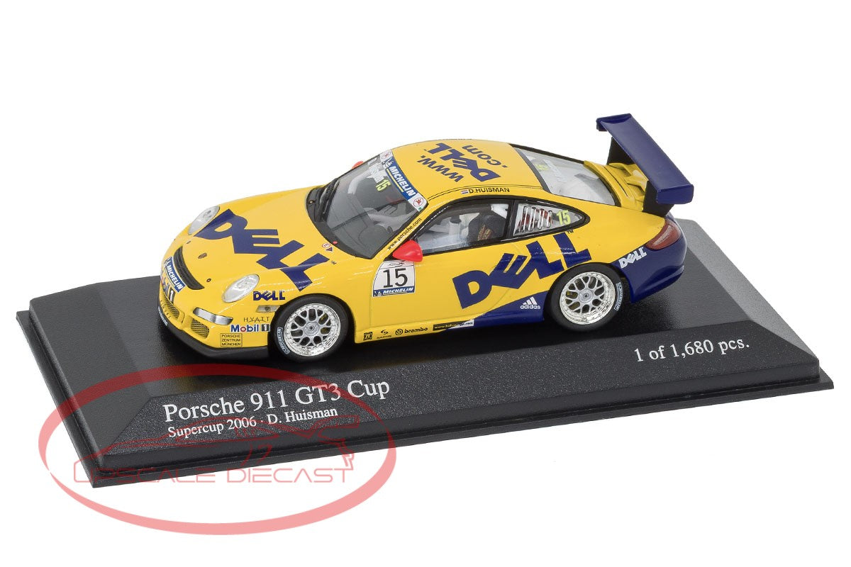 Minichamps 1:43 Porsche 911 GT3 Cup Dell Livery Scale Model