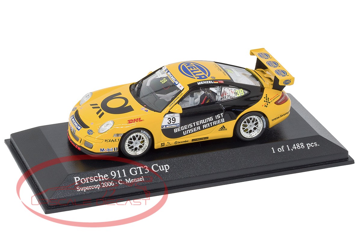 Minichamps 1:43Porsche 997 GT3 Cup Supercup Tolimit Scale Model