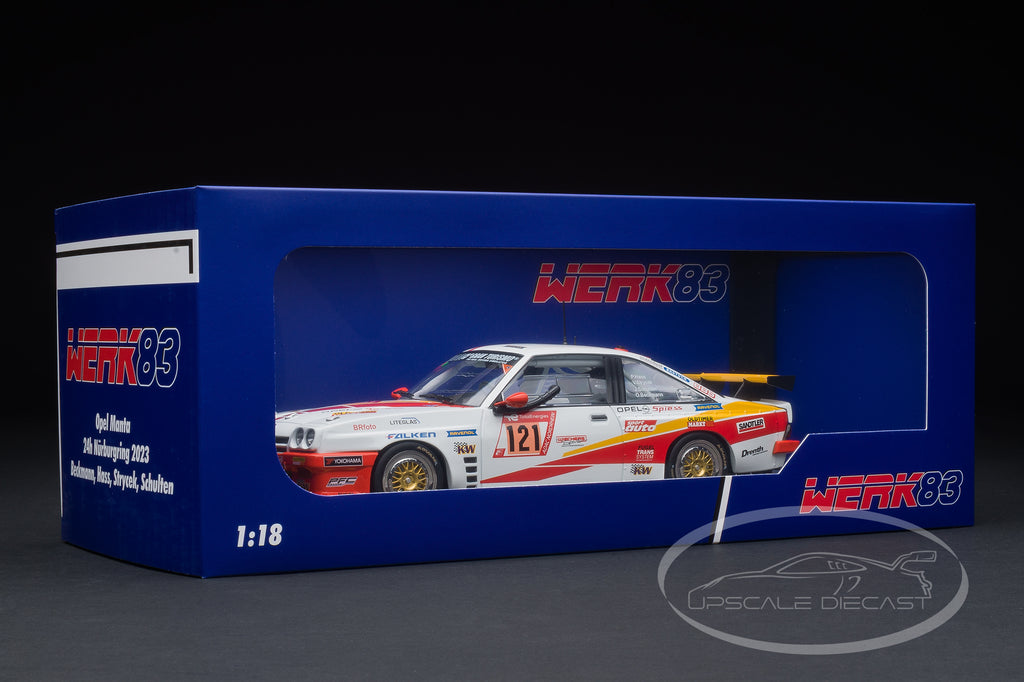 Werk83 1/18 Opel Manta 24h Nurburgring 2023 Beckmann, Hass, Strycek