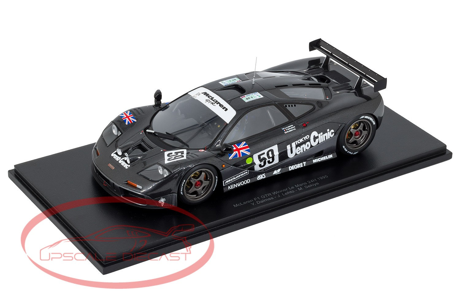 Spark 1:18 Black Mclaren F1 GTR Scale Model