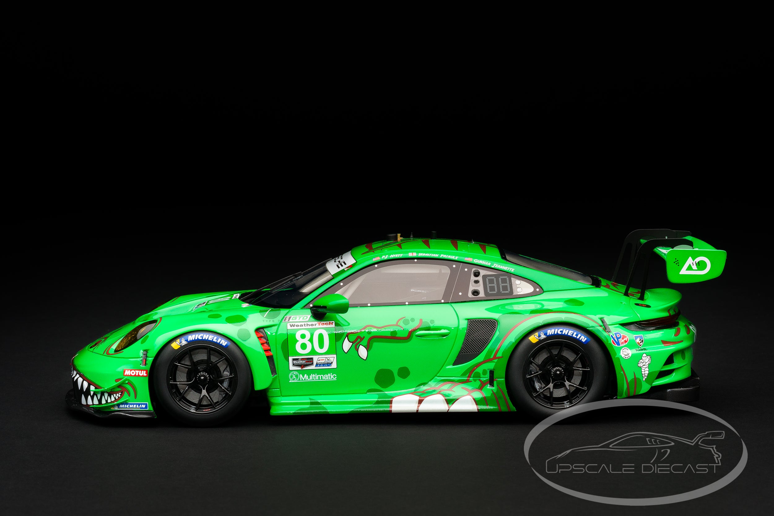 Top Speed 1:18 Porsche 911 GT3 R #80 “Rexy” 2023 Sebring 12H AO Racing IMSA